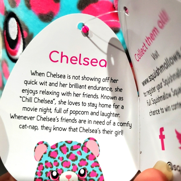 8" Squishmallow Chelsea Valentine edition - Picture 2 of 5